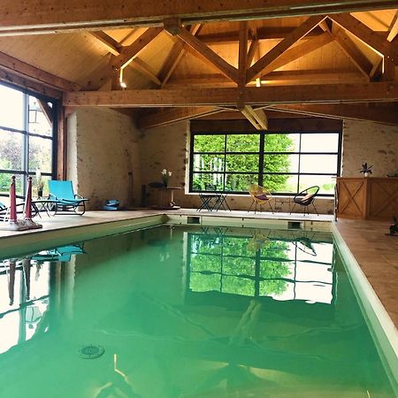 Maison De Vacances Avec Piscine Interieure - Le Grand Champagne Villa Saint-Victeur Exteriör bild